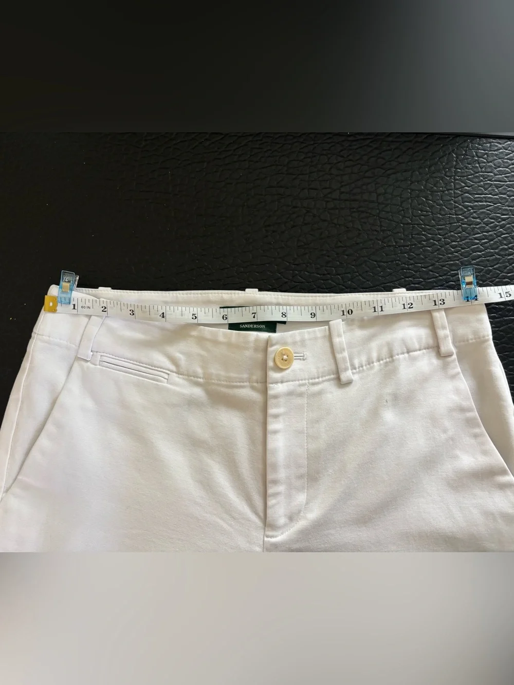 Lauren Ralph Lauren Sanderson White Wide Leg Pants Women’s Size 2 Stretch Cotton